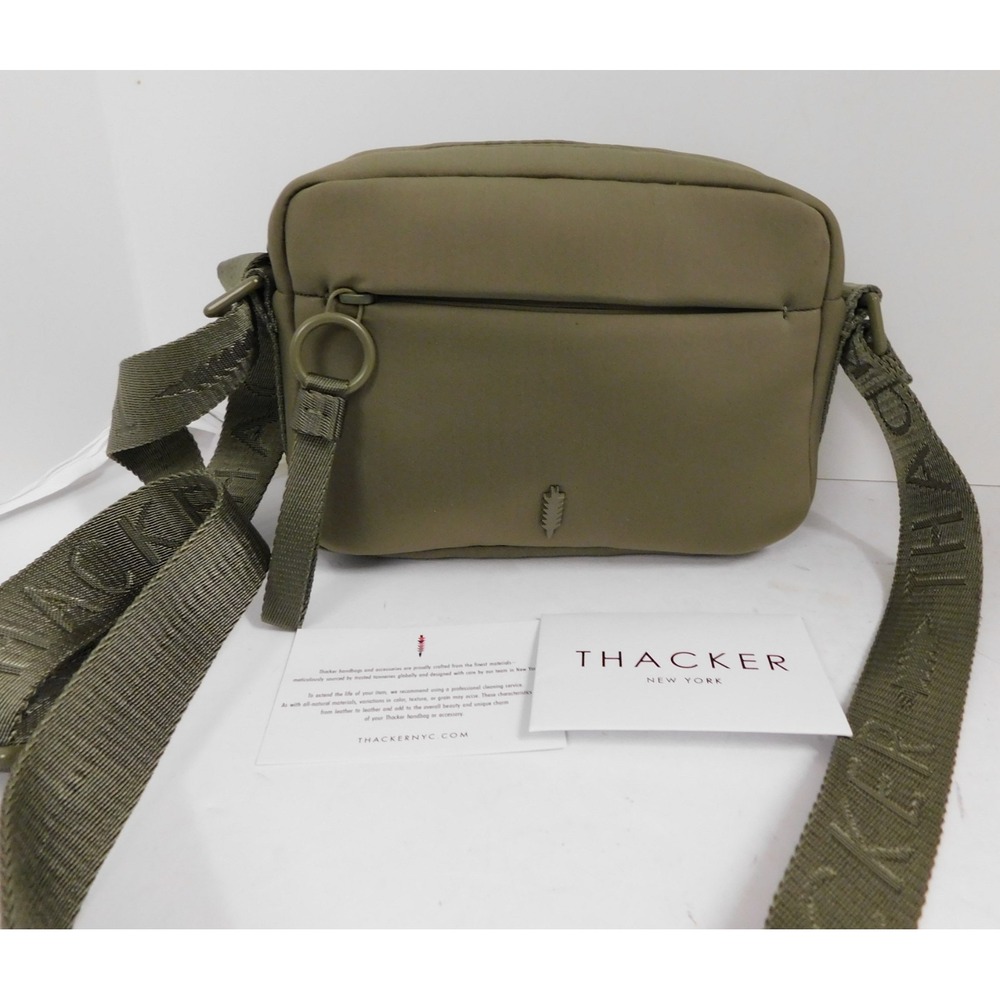 Thacker Ella Camera Bag Green Crossbody Bag $99rt